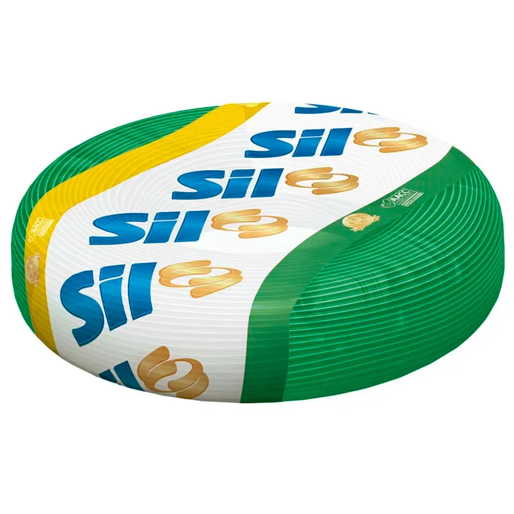 Fio/Cabo Elétrico Flexível Antichamas Verde 2,5MM 100M