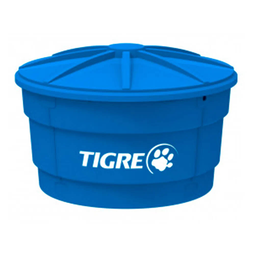 Caixa d´água Polietileno 1.000L Azul - Tigre